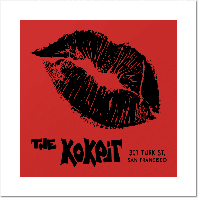 The Kokpit, San Francisco - Vintage Gay Bar Advert Wall Art by SNAustralia